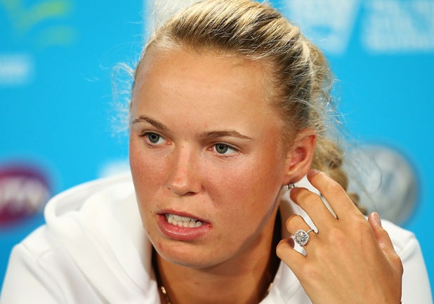Caroline Wozniacki's engagement ring is the size of a golf ball -  CBSSports.com